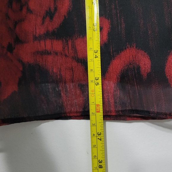 ๐ธ10 Laura Vintage Red Layered Shift Dress๐ธ - Picture 8 of 9